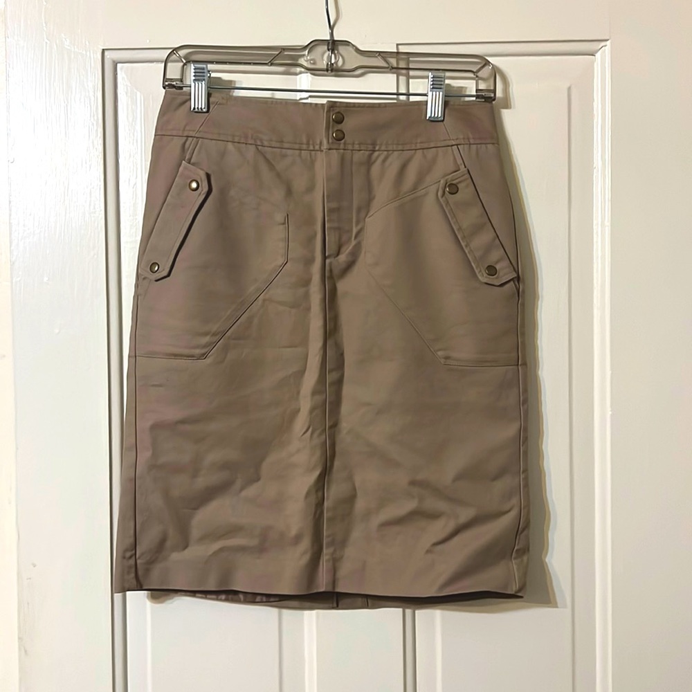 Worthington Tan Pencil Skirt